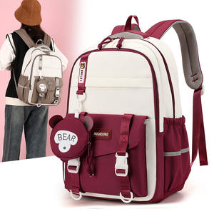 Sac à dos scolaire léger pour filles de la 3e à la 6e année pour les élèves du secondaire-Protection de la colonne vertébrale de grande capacité - Product Image 1