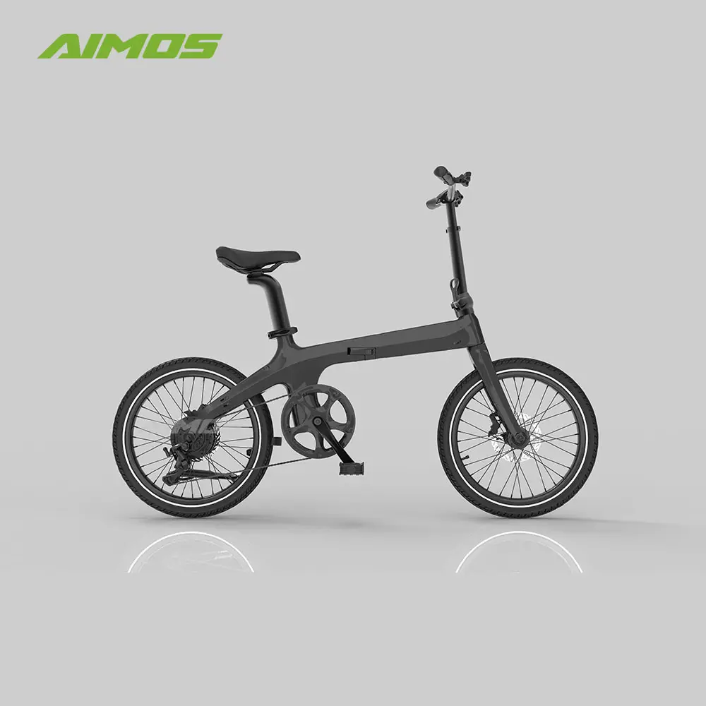 20 인치 탄소 섬유 접이식 자전거 접이식 자전거 전기 자전거 전기 자전거 접는 전자 자전거