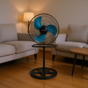 Ventilador de pie eléctrico de metal de 18 pulgadas 3 en 1 con control remoto para uso doméstico - Product Image 2