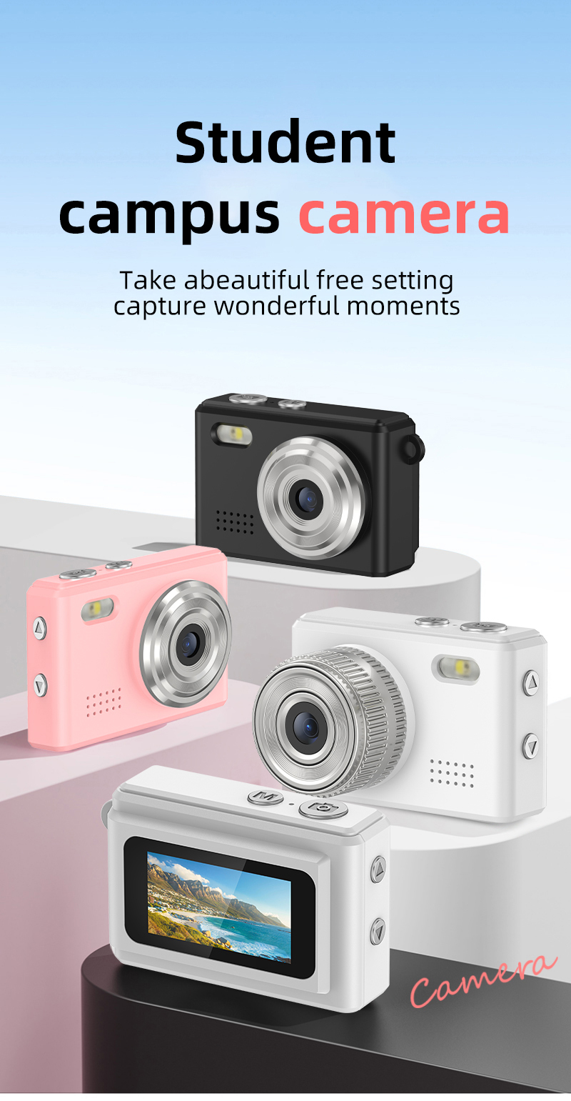 DC23 Portable Mini Digital Camera with CMOS Sensor Gift for Kids