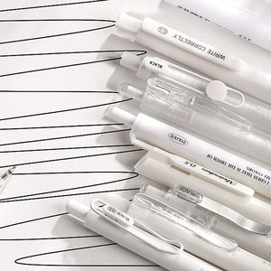 Kawaii Cute School Office <span class=keywords><strong>Gel</strong></span> Pen 0,5mm Tinta negra Bolígrafo <span class=keywords><strong>de</strong></span> plástico Papelería para escribir - Product Image 3