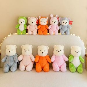 Simpatico <span class=keywords><strong>orso</strong></span> si trasforma in elefante maiale rana giocattoli di peluche per bambini adorabili peluche regalo morbido con animali di pezza cuscini per bambini - Product Image 4
