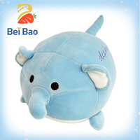 Peluche Éléphant de la Jungle Adorable, Tissu Ultra Doux, Rembourrage Coton PP, Fonction Anti-Stress, Tailles 11-30CM, Vente en Gros