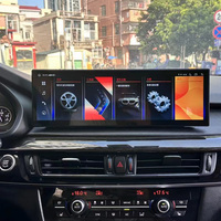 Sistema de Navegación GPS Carplay de 14.9 Pulgadas para Automóvil, Estéreo con Reproductor de Video Android para BMW X5 F15 X6 F15 F85 F86 Sistema NBT EVO 2560*720p 64GB Amplificador DSP