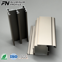 Profils en aluminium exportés de Chine, extrusion d'aluminium sur mesure, profil résistant aux intempéries, profils en aluminium pour fenêtres