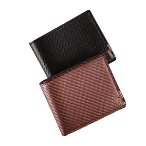 Carbon Fiber <b>Men's</b> <b>Wallet</b> Multi Card Slot Horizontal PU Leather Simple Design Everyday Use Summer 2025 - Product Image 4