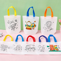 Sacs fourre-tout non tissés à motifs scolaires, pochettes portables sur le thème éducatif pour enfants, pour le shopping, les cadeaux et le transport quotidien des étudiants