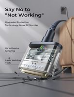 Cable de Carga Magnético LISEN PD 3.1, Cable de Alimentación Rápida de 140 W, Cable Magnético USB C Trenzado para MacBook Pro de 16 Pulgadas, Air M2 M3, Laptop
