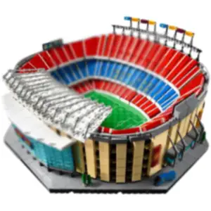 Nuova 10284 CampNou FC barcellona campo da calcio 5509 pz modello mattoncini da costruzione giocattoli puzzle creativi mattoncini