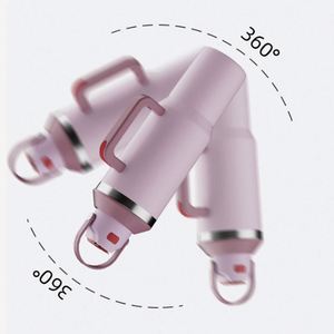 Bouteille d'eau isotherme en acier inoxydable à double paroi avec couvercle et paille, 40 oz, personnalisable avec logo, compatible porte-gobelet de voiture - Product Image 5