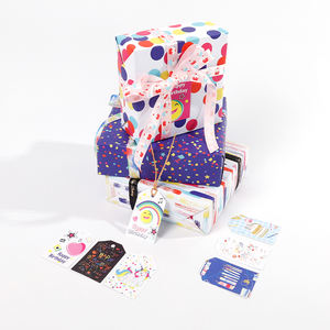 Wholesale 80g Birthday ArtPaper <b>Tissue</b> 43*300cm Gift Luxury Custom Packaging Wrapping <b>Paper</b> Roll - Product Image 6