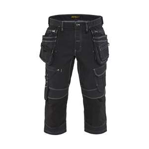 BLAKLADER - 199111419900C62 Pantalones cortos piratas elásticos X1900 Black - EAN 7330509545683 PANTALONES DE TRABAJO PANTALONES CORTOS DE TRABAJO - Product Image 1