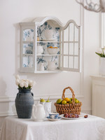 Étagère Murale Décorative Vintage Française Pliable en Fer Forgé pour Rangement de Salon, Armoire, Vitrine ou Bureau