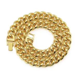 15mm Cuban Chain 15mm Huge Size Cuban Link Chain Hip Hop Necklace Large Thick Size HipHop Necklace Cuban Chain Jewellery