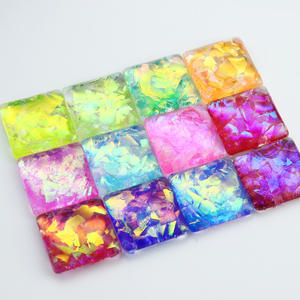 12 couleurs paillettes irrégulières brillantes paillettes grand 3D 3D opale Aurora fragments de papier de verre pour accessoires d'ongles <span class=keywords><strong>et</strong></span> manucure bricolage - Product Image 5