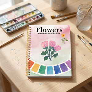 Shlan Tendance Kit d'art DIY pour livre de coloriage aquarelle A4, 4 feuilles de papier à dessin coloré, pinceau pour impression numérique, Zhejiang - Product Image 4