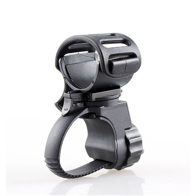 360 Rotation Bike Flashlight Mount Handlebar Light Holder USB Rechargeable Battery Waterproof IPX5 6 Modes LED Headlight