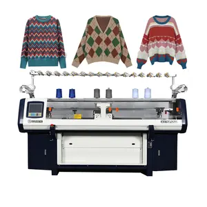 Hot Sale 52Inch Double Systemschool Uniform Flat Sweater Knitting Machine