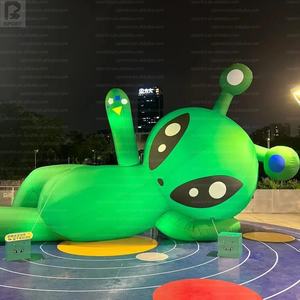 Personnage extraterrestre gonflable LED vert lumineux en tissu Oxford pour festivals/expositions - Product Image 3