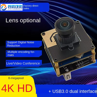 Módulo de Cámara ZYKD Color Visual 8MP 4K /USB 30 con Interfaz sin Controladores, Basado en IMX415, Compatible con UVC, Modelo -4K-ZC1.1