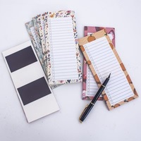 Bloc-notes magnétique aux couleurs vives, couverture brillante attrayante pour enfants, bloc-notes mignon pour réfrigérateur pour boutique de papeterie