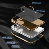 Nouvelles textures Étui magnétique pliable anti-traces de doigts pour iPhone 18 Ultra Fold Cover