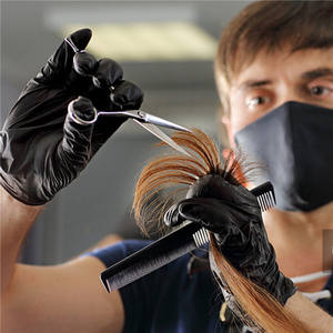 Logotipo personalizado industria 5 mil Mecánico <span class=keywords><strong>Automotriz</strong></span> tatuaje barbería Limpieza <span class=keywords><strong>de</strong></span> alimentos resistente grueso guante <span class=keywords><strong>de</strong></span> nitrilo puro guantes <span class=keywords><strong>de</strong></span> trabajo - Product Image 5