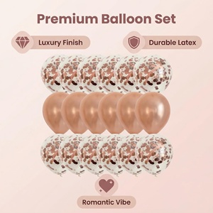 <span class=keywords><strong>Palloncini</strong></span> in Lattice Oro Rosa con Paillettes Spesse da 18 Pollici per Feste di <span class=keywords><strong>Halloween</strong></span>, Forniture per Lauree, Decorazioni e <span class=keywords><strong>Allestimenti</strong></span> per Auguri di Pronta Guarigione - Product Image 4