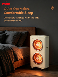 Chauffage électrique à télécommande à économie d'énergie maison <span class=keywords><strong>2000W</strong></span> infrarouge maison chambre <span class=keywords><strong>radiateur</strong></span> radiant électrique pour salle de bain bureau - Product Image 2
