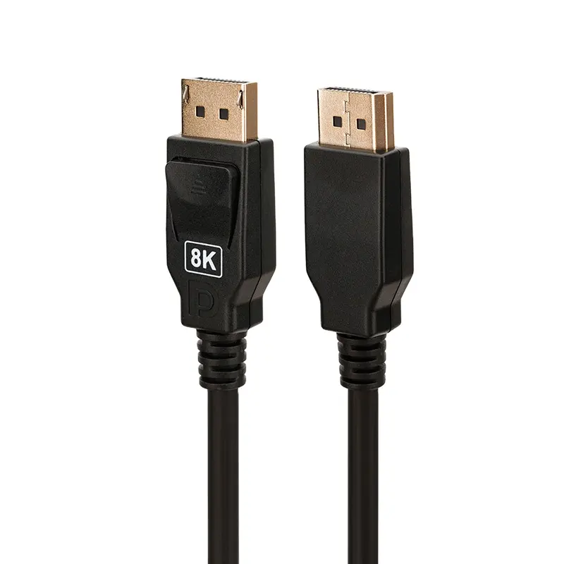 Latest DP 8K 1.4V Ultra Hd Male To Male Backward Compatible With 1.2V 4K Version Displayport Cable