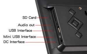 10 inch HD batterie betrieben digitaler foto rahmen/digitale bilderrahmen unterstützung desktop für geschäfte <span class=keywords><strong>promo</strong></span> - Product Image 5