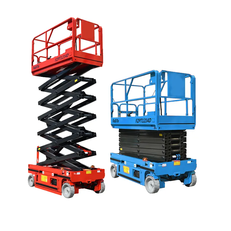 Factory outlet small size mobile scissor lift electric high power aerial work platform scissor lift tables