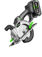 Outil électrique tnyan, scie circulaire portative brushless de 6 pouces 150 mm, découpeuse portative. Réglage de l'angle d'incli