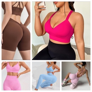 Nuevo Conjunto Deportivo de Yoga para <span class=keywords><strong>Mujer</strong></span>, Cómodo y Personalizado, de Alta Calidad, Leggings de Yoga de Tallas Grandes en Oferta - Product Image 1
