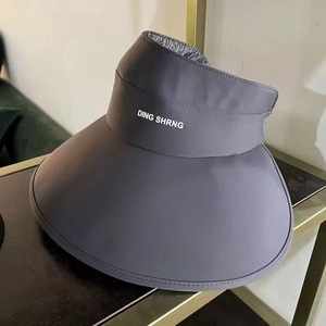 Spring Summer Outdoor Wide Brim Sun <b>Hat</b> Breathable Polyester Foldable Portable Visor For Sun Protection Adult - Product Image 2
