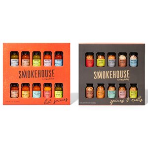 Set de Especias <span class=keywords><strong>Gourmet</strong></span> para Asar y Set de Salsas Picantes en Mini Botellas de Vidrio, Diseño Moderno Hecho a Mano, Set de 20 - Product Image 1