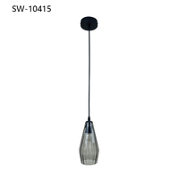 Lustre suspendu en verre de style nordique moderne, luminaires décoratifs industriels pour cuisine, restaurant, îlot