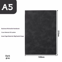 Carnet de notes promotionnel A5 en cuir PU à couverture rigide, avec logo personnalisé, reliure cousue, 80 feuilles, idéal pour le bureau et l'école - Vente chaude