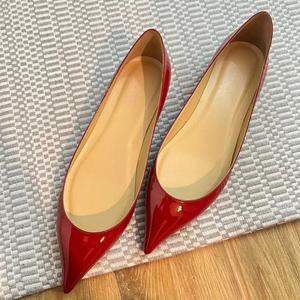 All'ingrosso scarpe basse da <span class=keywords><strong>donna</strong></span> in pelle verniciata scarpe basse scarpe da <span class=keywords><strong>barca</strong></span> Slip-On per l'estate primavera e autunno - Product Image 6