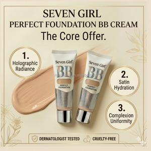 Crème <span class=keywords><strong>BB</strong></span> mate à couvrance totale, longue tenue, hydratante, imperméable, fond de teint liquide sans défaut, cosmétiques de maquillage, marque privée - Product Image 2