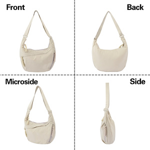 Bolso Bandolera de Nylon Sencillo para Mujer, Bolso de Hombro Versátil Tipo Dumpling con Logotipo Personalizable, Riñonera con Logotipo Personalizado - Product Image 2