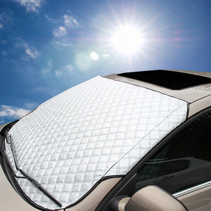Xinjun – Housse de pare-brise épaisse anti-neige en feuille d'aluminium argentée, imperméable, pour la prévention de la neige et de la glace sur les voitures Toyota - Product Image 2