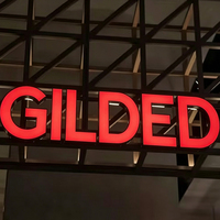 Letras de Canal LED con Iluminación Frontal Personalizadas, Multicolor, Acrílico en Relieve 3D, Grado Comercial, IP54, Impermeables, DC/Transformador, para Tiendas