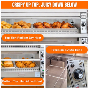 Solution pour les frites trop molles pour le présentoir chauffant de qualité supérieure Chip Station - Product Image 2