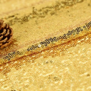 Bán Buôn Sang Trọng Sáng Bóng 100% Polyester Màu Bạc Vàng Kim Sa Vải Tuyn Váy Cưới Vải Ren Với Thiết Kế - Product Image 4