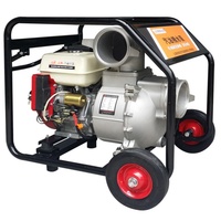 Pompe à eau incendie à essence en alliage d'aluminium de haute qualité 7,5 CV 6 pouces, débit de 170 L/min, pour contrôle des inondations et utilisation en puits