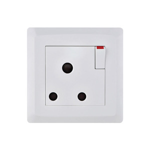 Anh tiêu chuẩn <span class=keywords><strong>15A</strong></span> 250V không thấm nước ký hợp đồng phong cách Thiết bị chuyển mạch điện và 3 pin tường chuyển đổi ổ cắm với chỉ số - Product Image 2