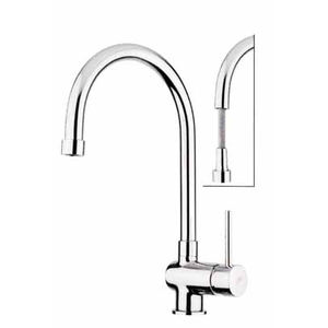 BES 1297 bastone lavello miscelatore con doccia estraibile per lavelli da cucina - Product Image 1