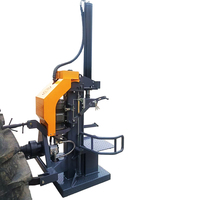Fendeuse de bûches verticale avec prise de force/moteur électrique et attelage à 3 points, hauteur de fendage réglable de 550/1050 mm pour le travail du bois à domicile