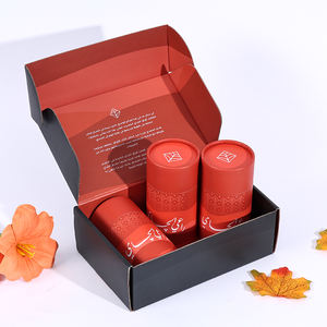 Embalaje personalizado té Kraft Push Up cartón desodorante tubos artesanía comida lujo papel tubo caja - Product Image 3